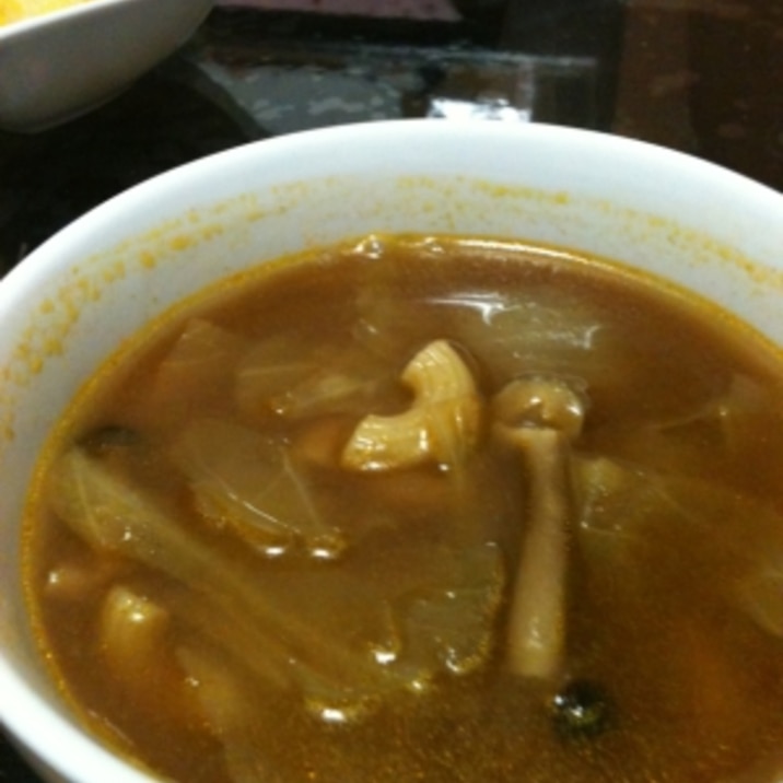 カレーリメイク!カレースープ。